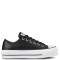 Converse All Star Leather Platform Low (Black/White)