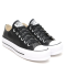Converse All Star Leather Platform Low (Black/White)