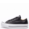 Converse All Star Leather Platform Low (Black/White)