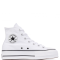 Converse All Star Leather Platform (White)