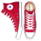 Converse All Star Red High