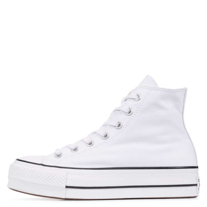 Converse All Star Leather Platform (White)