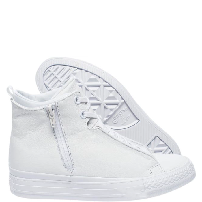 Converse All Star Selene Monochrome Leather White High