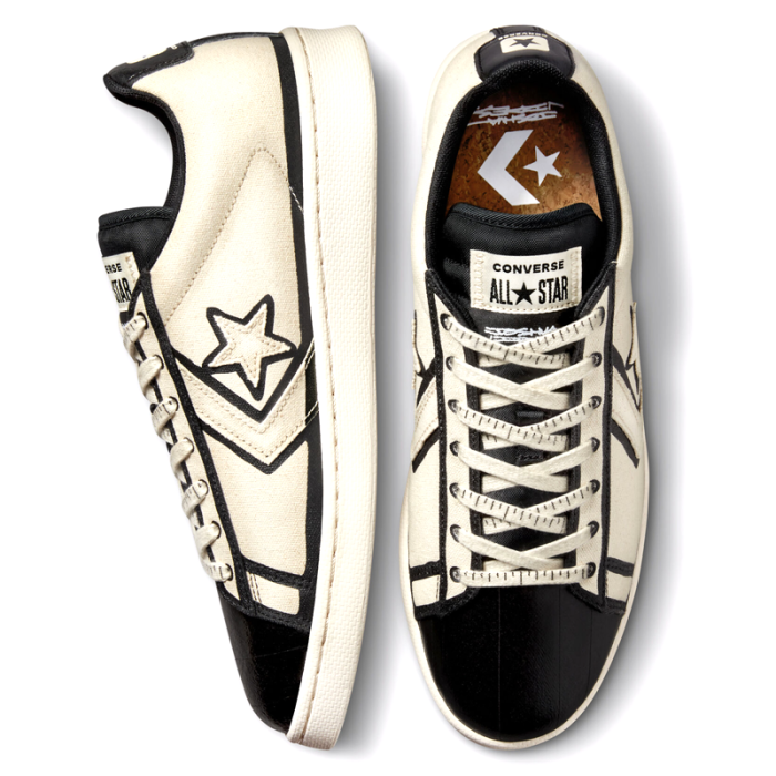 Converse Pro Leather Ox White/Gray Low