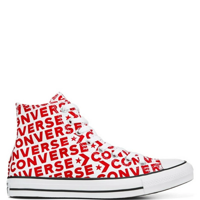 Converse All Star White Red High