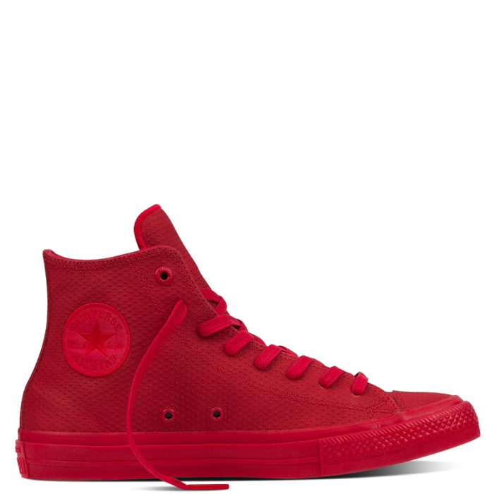 Converse Chuck II Leather Red High